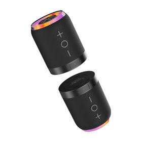 2 in 1 Magnetic Split Bluetooth Speaker H320 Wireless 5.4 360 Surround Sound Portable Speaker with RGB Light TF/FM Stereo Pairing