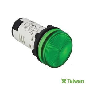 Full color of Schneider Monolithic pilot light Harmony XB7 plastic green pilot light XB7EV03BP 22mm integral LED 24V AC DC
