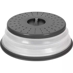 Hot Selling Foldable Microwave Food Cover, Ventilated Collapsible Splatter Guard, Microwave Splash Proof Lid