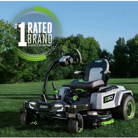 New Super High 56v 12.0ah 107cm (42") Brushless Cordless E- ... (42") Brushless Cordless E-Steer Z6 Zero Turn Ride-On Mower