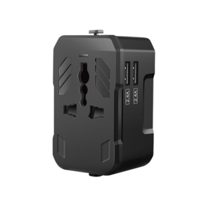 Cute Universal Travel Adapter with USB+Type-C PD20W Adapter For Business gift