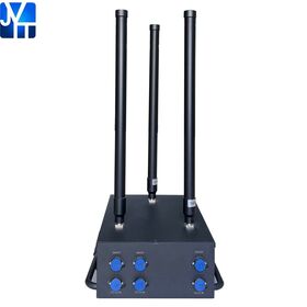 High Power 150W Drone Jammer 3 Antennas Portable Waterproof with Custom Signal Blocking 700-6000MHz for Anti Two Block Device use