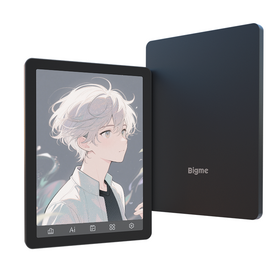 قارئ كتب إلكترونية Bigme B6 ملون، تابلت E-Paper 6 بوصة، تخزين 2GB+32GB، أندرويد 14، أسود
