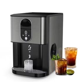 Countertop Self Ice Maker High Quality Ice Maker with Self-Cleaning One-Button Portable Stainless Steel Ice Maker for Home
