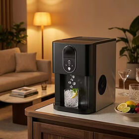 Commercial Small Fully Automatic Ice Maker for Office Use Producing Irregular Ice Cubes