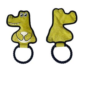 Juguetes para Perros Crujientes y Chirriantes, Juego de Tire y Afloje para Perros, Juguetes de Peluche para Mascotas sin Relleno, Mejor Regalo de Cumpleaños para Perros Pequeños/Medianos/Grandes, Suministros para Mascotas