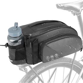 Bike Rack Bag 12L Bike Trunk Reflective Rear Bag, Waterproof Bicycle Saddle Panniers with Shoulder Strap Bicycle Rear Bicycle bag.