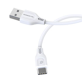 SOMOSTEL Whoelsales SMS-BT03 10ft 3 mete Powerline Fast charge and quick transmission Premium TPE material USB charging cable 3.1A