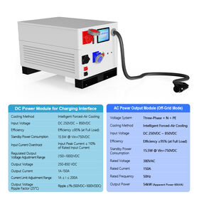 OLINK DC EV Portable Electric Vehicle Charger 60kW DC Fast Charging Mobile EV Charging Station with LCD Display for Rescue