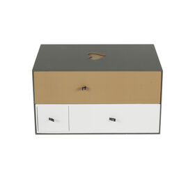 Brown Eco-Friendly Heavy-Duty Oblong Drawer Gift Box with Gold Foil Stamping for Jewelry Packaging Best-Selling Fashion Design
