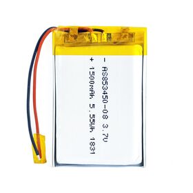 China Wholesale AS853450 3.7V 1500mAh Li Polymer Battery For Smart Device