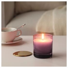 Bougie en verre personnalisée de pot avec le parfum unique