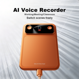 Portable AI Voice Activated Recorder 16GB Bluetooth Studio Recording 470mAh Rechargeable Battery FCC Approved OEM ODM