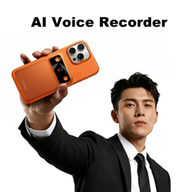 Enregistreur Vocal Intelligent Rechargeable 16 Go Écran Tactile Format WAV Transcription en Temps Réel Compatible Android iOS OEM ODM