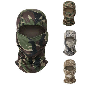 Cagoule Tactique Camouflage pour Homme, Idéale pour Sports de Plein Air et Pêche - Masque Facial Intégral