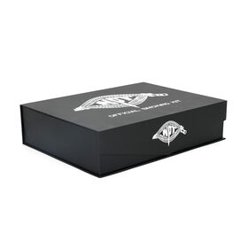 Custom Wholesale Printed Luxury Matte Black Magnetic Gift Box with Your Logo
