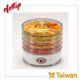 Countertop Home Food Dehydrator 5 Trays Compact Fruit Dryer Machine BPA-Free Meat Jerky Maker for Kitchen