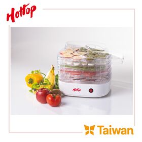 Compact Home Food Dehydrator BPA-Free Transparent Plastic 5 Trays Electric Fruit Vegetables Dryer Machine