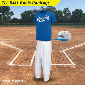 Custom Baseball & Tee Ball Packages -T-Shirt Ball Pants and Baseball Cap
