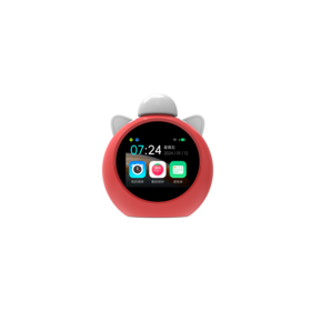 Cute Cat Ear Kids AI Alarm Clock Smart Voice Chat Music Player Children Companion Toy