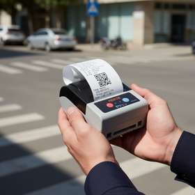 58mm Wireless Bluetooth Thermal Receipt & Label Printer with Auto Cutter Android IOS Bill Printing Machine