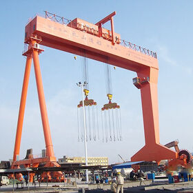 Grúa Portico de Astillero 400t 500t para Construcción Naval, Montada sobre Rieles, Clase A7 A8