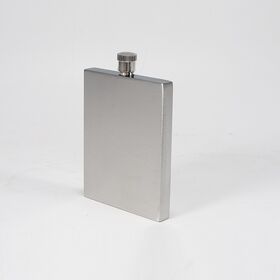 Heiß verkaufte klassische quadratische Hip Flask Whiskey Geschenke, Taschenweinflasche, Outdoor-Metallwürfel, rechteckige Edelstahlflasche