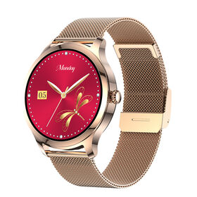 Fashion Smartwatch 2.5D Curved Glass Zinc Alloy Frame IP68 Bluetooth Calling Heart Rate Monitor for Women Men