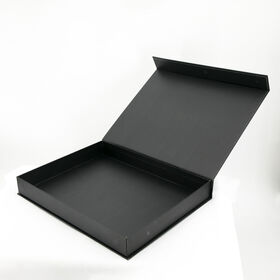 Recyclable Custom Black Color Cardboard Boxes Paper Packaging Mailer Gift Boxes with inside printing