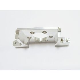 Custom CNC Machined Aluminum Mounting Bracket, Precision Industrial Equipment Fixed Support Bracket Parts