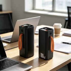 2026 Nouvelle Conception Banque d'Alimentation en Alliage d'Aluminium 20000mAh Charge Rapide PD100W pour Téléphone/Ordinateur Portable Alimentation Toute la Journée pour le Travail