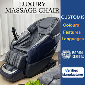 4D Zero Gravity Luxury Smart Sofa Air Pressure Shiatsu Heating 4d Neck Head Foot Full Body Massage Chair