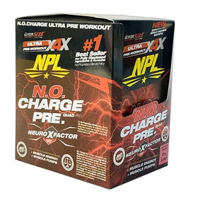 Wholesale Eco Friendly Paper Box for Muscle Pump & Energy Boost Pre Workout Supplement Packaging Recycled Cardboard Box