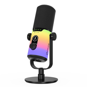 2025 New Arrival BKX-43P All RGB Cardioid Podcast USB/XLR Dynamic Microphone