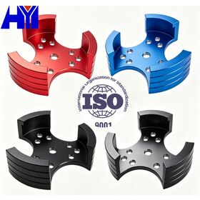 Los accesorios de montaje anodizados multicolor de las piezas de aluminio molido CNC de la aduana del ODM del OEM de 5 AXIS ISO9001 certificaron entrega rápida