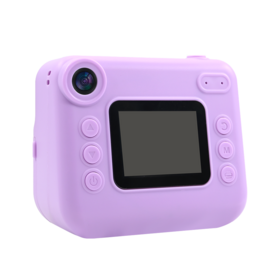 AI Instant Print Kids Camera Dual Lens 1080P HD Video Children Digital Camera Toy with AI Voice Function