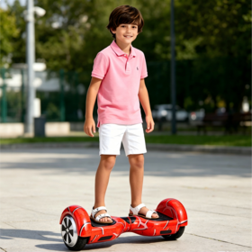 Panic Buying Self-Balancing, 6.5 Inch Hoverboard Electric Scooter, Durable Wheels Safe Electronic Mobility for Outdoor Play