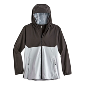 Women's Color windbreaker Jacket Hooded Full Sleeve Zipper Closure Windproof Polyester Autumn Wear