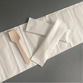 Mini Birch Ice Cream Spoons FSC Certified 110mm Biodegradable Disposable Eco-friendly Wooden Utensils for Desserts
