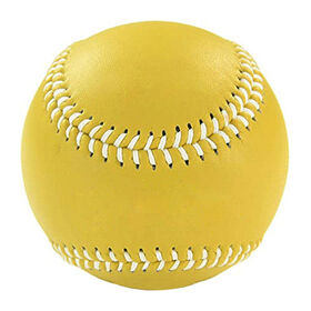Bolas de Softball para Ligas, Pretas, com Logotipo Personalizado, Peso Adicional, em Couro PU