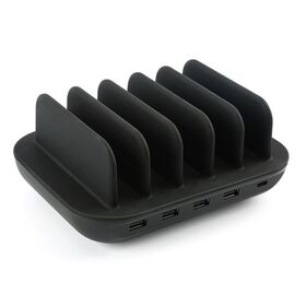 Wholesale custom 50w restaurant 5 ports fast electronic office home desktop portable public smart usb phone charging station