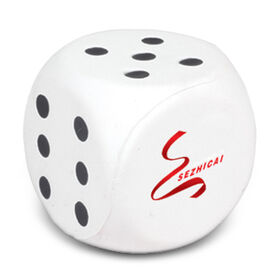 PU-Dice-Toy, Available in Various Logos, Sizes and Colors, Made of Acrylic Material