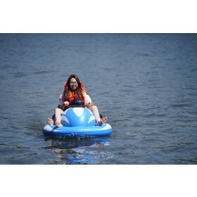 Summer Water Fun Electric Ride-On Lake/Pool Safe Motorized Inflatable Boat 24V Water Floating Watercraft Toy Manufacturer