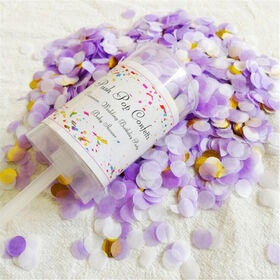Party confetti push music confetti wedding small fireworks push music sprinkler confetti push tube .