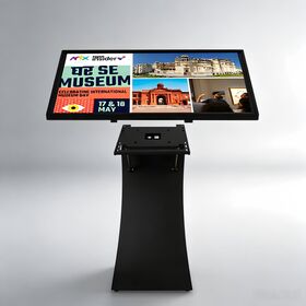 Multi Touch Kiosk Terminal, 32-65 Inch K-Type Touch Inquiry Self-Service Machine for Mall, Exhibition & Retail