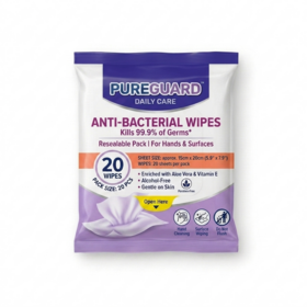 Disposable Fresh Anti Bacterial Wipes for Personal Daily Hygiene