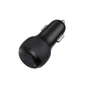 Factory price Non-Slip Silicone Car Charger support charging two devices simultaneously