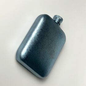 2026 Factory Hot Selling Titanium Hip Flask Ultralight Portable Leakproof Pocket Flask Flagon With Screw Cap Clip&Pouring Funnel
