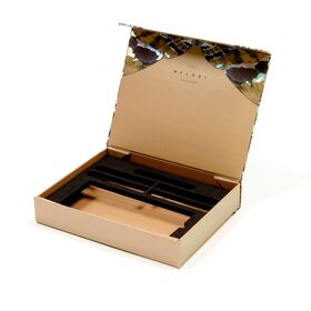Recyclable Custom Color Cardboard Butterfly Boxes Paper Packaging Mailer Gift Boxes with Outside and inside printing