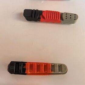2 Paar Fahrrad V-Brake Bremsbeläge, 50mm V-Brake Blöcke Set, Cantilever Bremsbeläge Schuhe für Mountain Road MTB Fahrradfelge